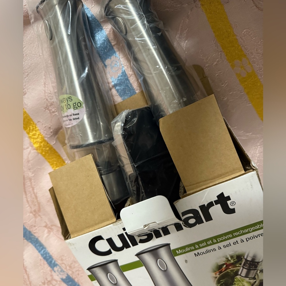 Cuisinart Stainless Steel Salt and Pepper Grinder Set